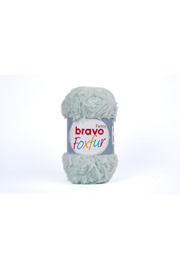 Bravo Γούνινο νήμα Foxfur 100 Gr 50 μέτρα (Κωδικός χρώματος: 83) Πράσινο Μέντα