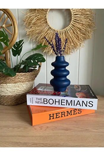 Porselian Boomerang Vase 16X12 cm