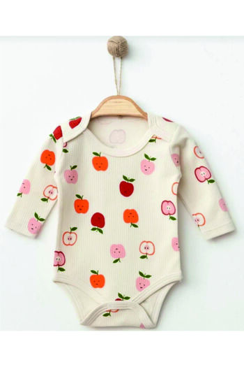 Nayinom Apple Printed Baby 100% Cotton Unisex Bady Zıbın
