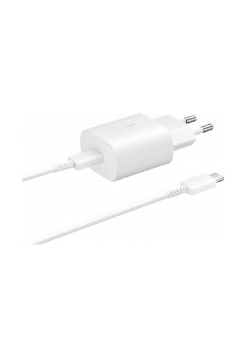 Samsung Incarcator Super Fast Charge 25W USB Type-C Alb Cablu Type C-Type C Inclus compatibil cu Samsung