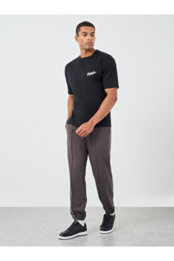 Styli Pintuck Detail Relaxed Fit Joggers