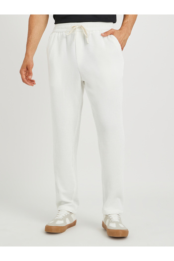 Styli Men Textured Straight Fit Joggers with Drawstring