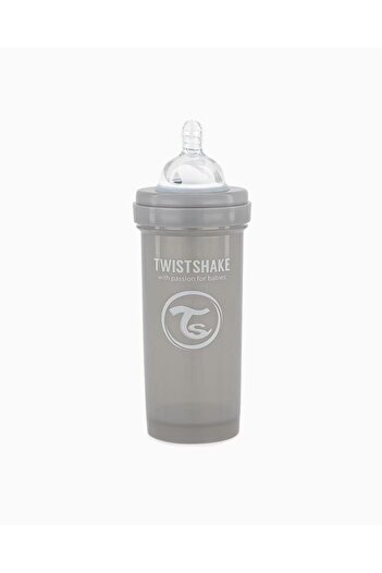 Twistshake Gray Anti-Colic Baby Bottle (2+ Months) (260 ml)