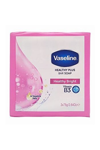 Vaseline Vaseline Healthy Bright Solid Soap with Vitamin B3, 3x75 g