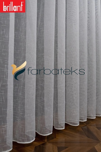 farbateks Linen Form Tulle Style Design Tulle 3 Layers Tight Pleated Tulle Curtain