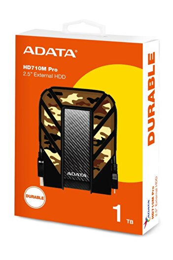 Adata HD710M Pro DURABLE 1TB External HDD | Fast Anti-Shock Hard Drive | Compatible with PS5 XBOX