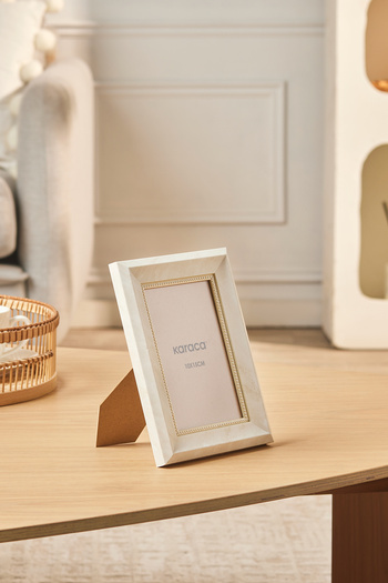 Karaca Bramble Marble Look Frame Cream 10X15 cm