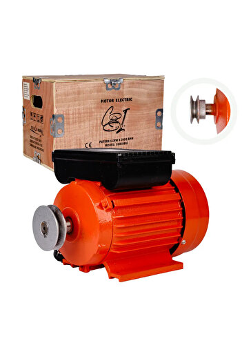 COBI SMART® Motor electric monofazat, 3 kW, 3000 rpm, bobinaj cupru, protectie suprasarcina, fulie