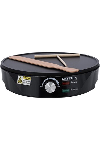 KRYPTON Crepe Maker, Electric Griddle Crepe Maker, KNCM6387 Nonstick Electric Pancake Maker with Bat