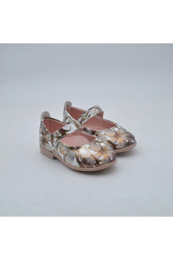 Arçın Shoes Girls' Colorful Floral Patterned Ballerina Shoes - Comfortable and Stylish Design