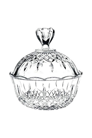 RCR Opera Avant-Garde Sophisticated Sleek Melodia Vintage Stylish Candy Bowl with Cover Clear