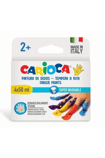 CARIOCA Carioca Finger Paint Watercolors 4Ã50 ml