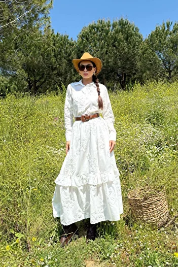 Seda Yalçın Atelier Ecru Fisto Detailed Shirt