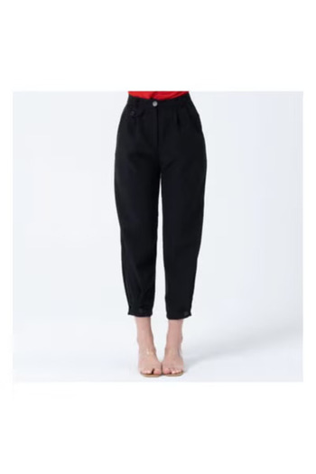 Generic Button Detailed Trousers With Pocket