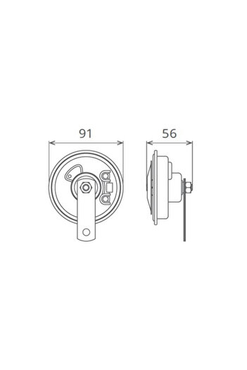Seger Electromagnetic Horn 12V 5A Low Tone