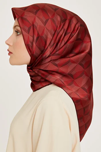 Armine Armi̇ne Silk Scarf 9204D (Twi̇ll) (Nostalji̇)-56