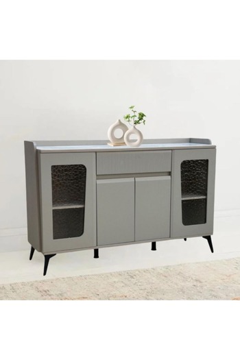 DEC20 Modern white buffet cabinet