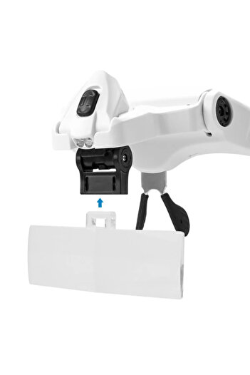 toyigoo Ally 9892B2 Head Magnifier with Spare Lens and Led Light-(5775) - Tygo3648-3617