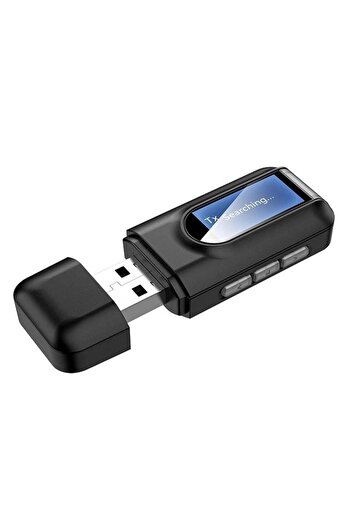 TECHSTAR ® T16 2-in-1 Receiver and Transmitter, Bluetooth 5.0, LCD Screen, AUX, USB Power, Compatible