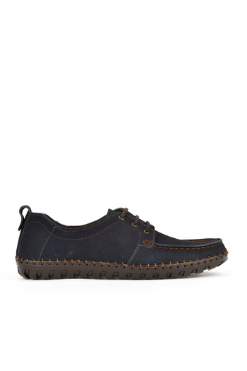 Ziya , Men's Genuine Leather Shoes 1511040Zy182322 Navy Blue