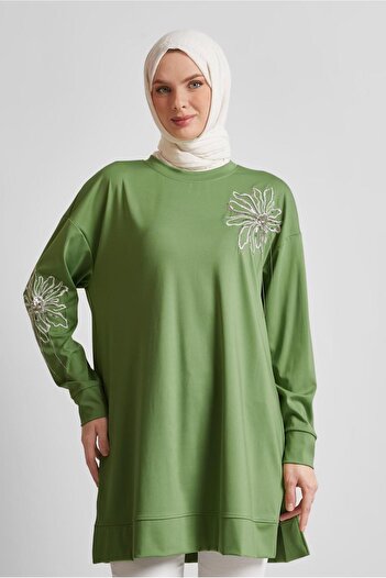 Alvina Chain ​​Detail Track Suit Tunic 44638