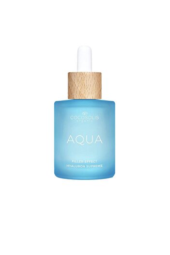 Cocosolis Ser facial hranitor anti-imbatranire cu acid hialuronic, Cocosolis Aqua, 50 ml
