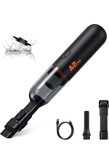 Baseus Mini Handheld Vacuum, 6000PA Powerful Suction Car Vacuum Cleaner with Large-Capacity, Cordles