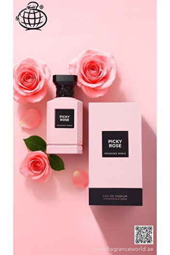 Fragrance World Eau de Parfum Picky Rose by Fragrance World, Unisex, 150 ml