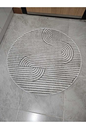 AKSU Decorative Prime Spil Stone Round Non-Slip Base Soft Carpet First Quality Anti-Slip Washable