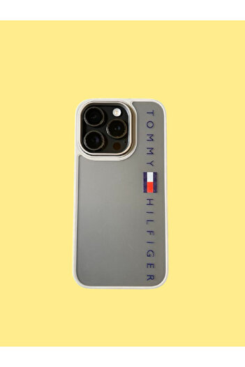 Tommy Hilfiger Phone case compatible with iPhone 15, Tommy Hilfiger, gray