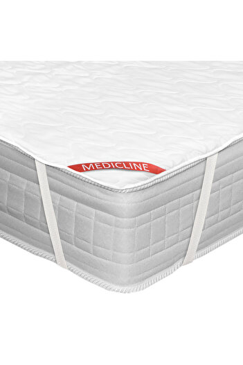 shumee Thread-quilted mattress/protector, 200x220cm, white