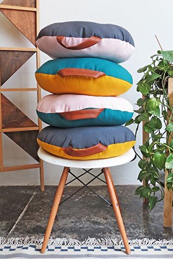 Bundera Fridae 4-Piece Combination Set Silicone Cushion Decorative Colorful Throw Pillow Pillow Set