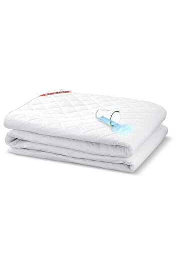 shumee Waterproof, ultrasonic quilted, premium mattress protector/supermattress, 140x200cm, white