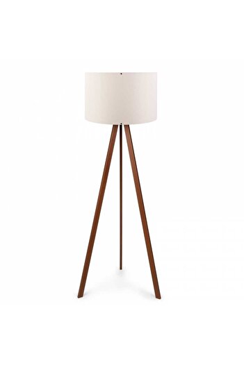 Desire Lampa de Podea Practica din Lemn cu Trei Picioare