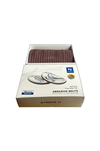 Strong Abrasive Belts for Vertical Blade Cutting Machines, Fine Grain, Strong H, 100 pcs/set