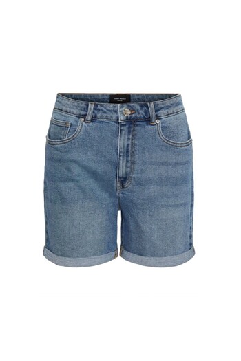 Vero Moda - High waisted, slim fit denim shorts