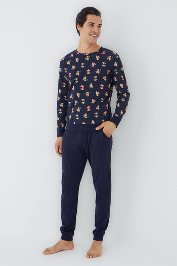 Trendyol Collection Різнокольоровий піжамний комплект Regular fIT Orme TMNAW25PT00072