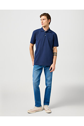 WRANGLER Polo Shirt Black Iris
