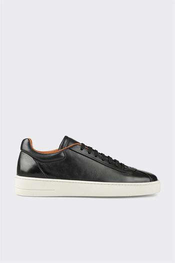 Elle Shoes Siyah Deri Erkek Spor Ayakkabı