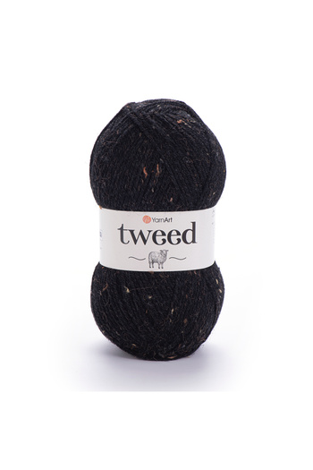 Yarnart Tweed - Μαύρο Χειροποίητο Νήμα Πλεκτομηχανής-228
