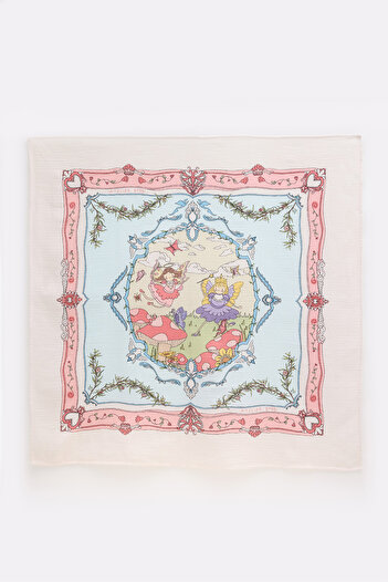 Atelier Babbi 100% Cotton Double Layer Muslin Blanket - Fairy Tale 100X100 cm