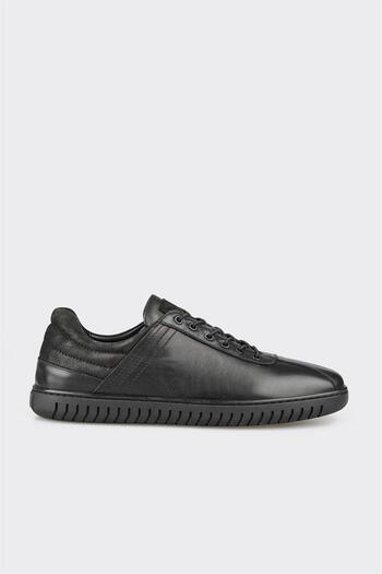 Elle Shoes Siyah Deri Erkek Günlük Ayakkabı