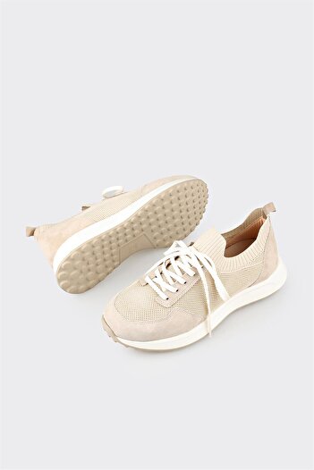 Elle Shoes Bej Erkek Spor Ayakkabı