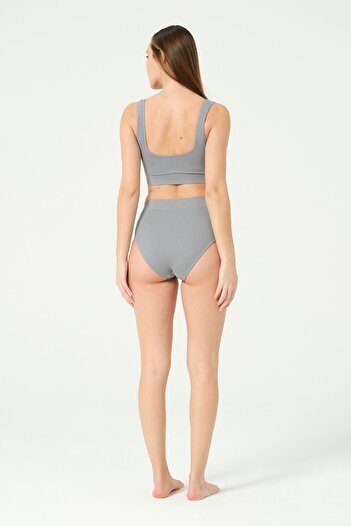 FOREVER MORE Women's Ribbed Flexible Seamless Bustier