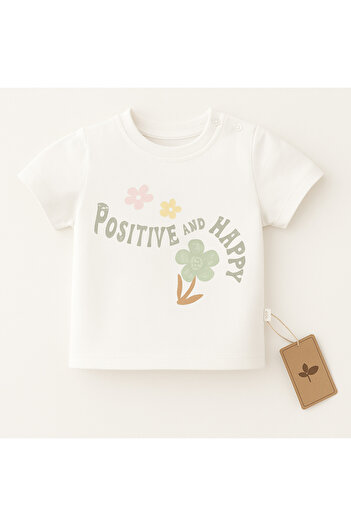 ciccimbaby 100% Cotton Positive Flower T-Shirt