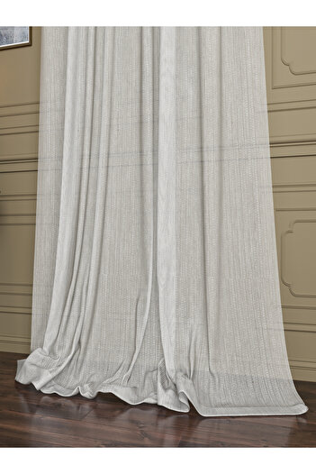 OnyxHome Bamboo Tulle Curtain - Ecru (Without Pilze)