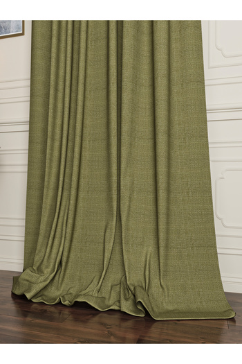 OnyxHome Paris Linen Background Curtain Çağla Single Wing (Pleatless)