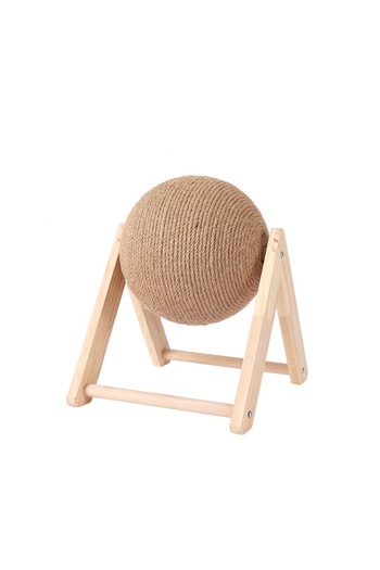Bogadini Cat Accessory Made of Wood and Sisal, Durable, Easy to Clean and Maintain