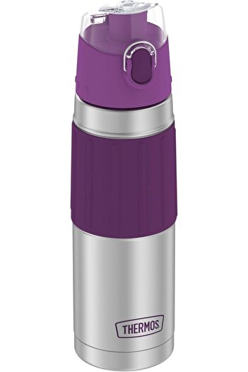 Thermos Stainless Steel Hydration Bottle, 18 Ounce, Deep Purple