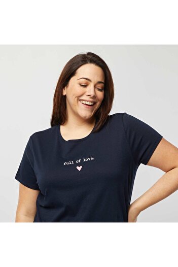 KIABI Jersey nightshirt BLUE